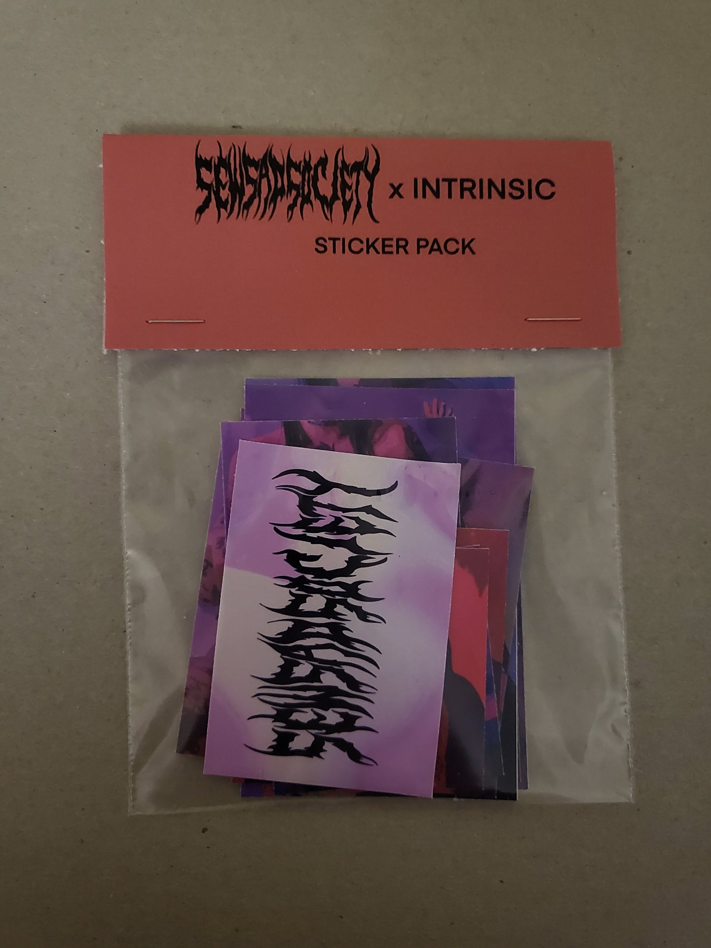 5 Pack Sew Sad x Intrinsic Stickers